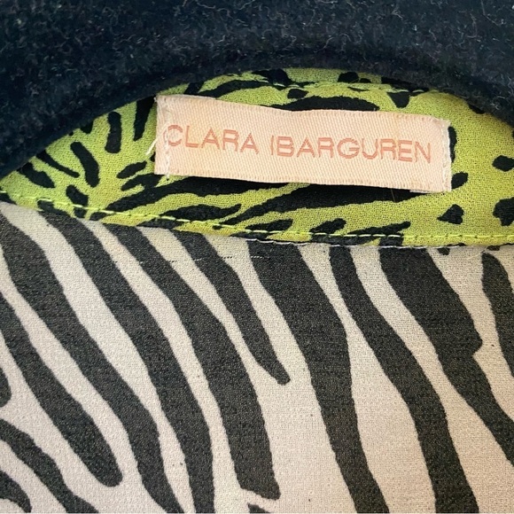 Clara Ibarguren SheerTan, Black, Green Mixed Animal Print Sleeveless Blouse 12 - Picture 4 of 8